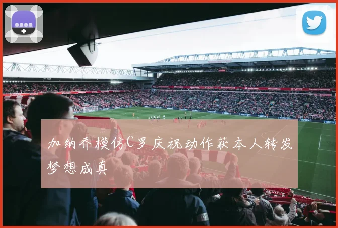 加纳乔模仿C罗庆祝动作获本人转发梦想成真